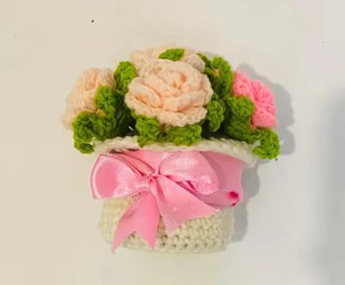 Serre-tête bébé crochet fait main avec roses pêche haut de gamme