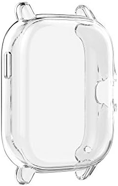 TenCloud Cases Compatible with Amazfit GTS 3/GTS 2 Smartwatch Men Women Watch Case Soft TPU Shockproof Bumper Cover Screen Protector Case for Amazfit GTS 2/GTS 3 Only (Clear)