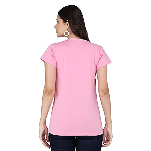 Image of FUNDAY FASHION Women & Girls Cotton Regular Fit Half Sleeves T-Shirt