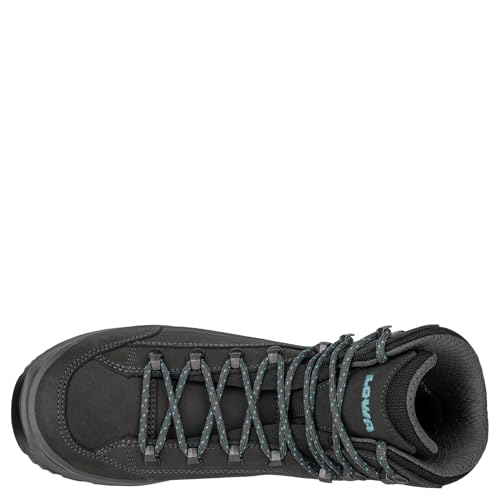 LOWA Stiefel mittel RENEGADE EVO GTX MID Ws S asphalt/türkis, 42