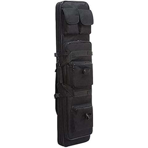 DFANCE Waffenkoffer für Langwaffen Futteral Langwaffen Durchgehender Reißverschluss Taktische Gewehrtasche Soft Air Rifle Gun Carry Case Cover
