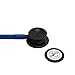 3M Littmann Classic III Monitoring Stethoscope, Black-Finish Chestpiece, Stem and Headset, Navy Blue Tube, 27 inch, 5867