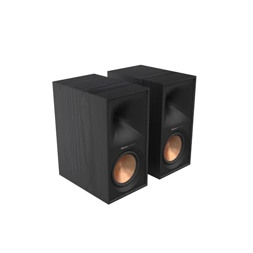 Klipsch R-60M, Kompakter & passiver Regallautsprecher, schwarz, 1 Paar