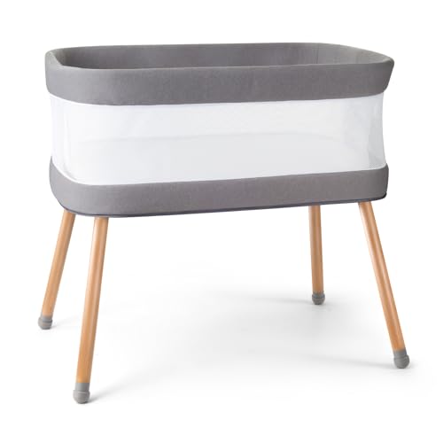 Staroyal Electric Baby Bassinet with Remote Control, Automatic Rocking, White Noise, Bedside Sleeper...