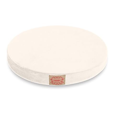 baibu Round Memory Foam Chair Cushion Cover