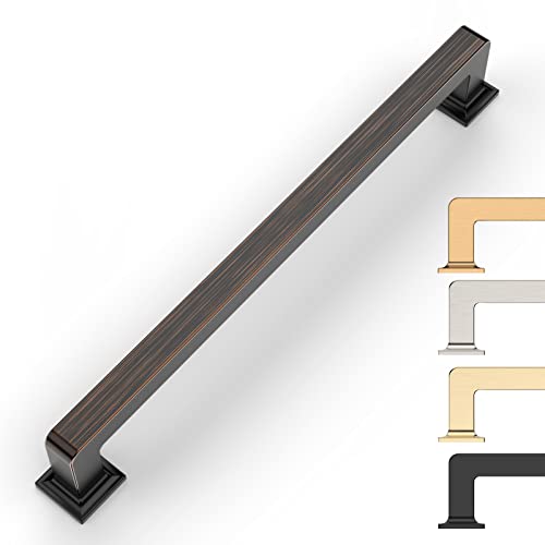9BUILD 10 Pack 6.25 Inch Oil Rubbed Bronze Cabinet Pulls,Kitchen Hardware by 9BUILD - Used condition - US$41.13