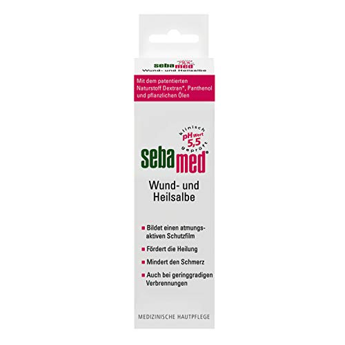 Sebamed Wund- und Heilsalbe, mit dem einzigartigen 3-Komponenten-Wirksystem, 50 ml