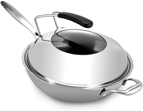 Wok antiadherente con tapa, 32 cm miniatura 1