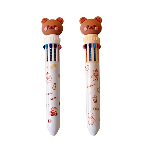 6 bolígrafos de gel negro retráctiles CYee estilo kawaii miniatura 2