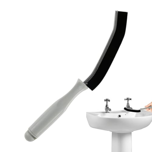 Crevice Cleaning Brush - Bathroom Cleaner Brush | Tile Joint Cleaner, Long-Handled Ergonomic Angled Hard Bristle Cleaning Tool For Kitchen Shower Window Tile Floor Oven