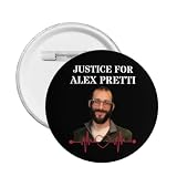 Justice For Alex Pretti Round Badges, Button Pins For Men Women