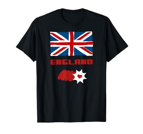 Supporter Foot Angleterre Fan Anglais Maillot Drapeau cadeau T-Shirt