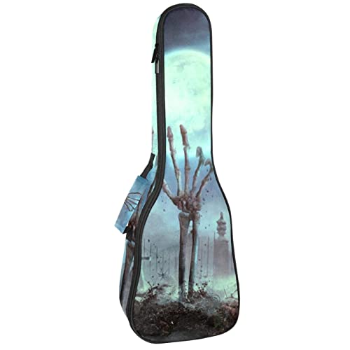 Housse pour ukulélé zombie – Hauteur de la tombe – Rembourrage épais en éponge de 10 mm – 53,3 cm – Avec sangles… - Les Beatles, Paul McCartney, John Lennon, RIngo Starr, George Harrison Housse pour ukulélé zombie - Hauteur de la tombe - Rembourrage épais en éponge de 10 mm - 53,3 cm - Avec sangles…