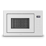 Klarstein Velaire Built-in Microwave with Grill – 25L, 850W Microwave & 1200W Grill, 8 Programs, Touch Control, Stainless Steel, Integrated Microwave Oven, White
