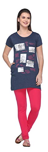 Image of In Love Women's Plus Size Cotton Printed T-Shirt with Pocket - Combo Pack of 2
