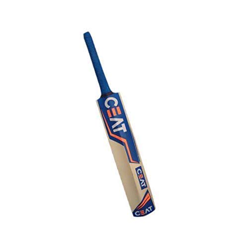 RJS Cricket Bat Full Size Natural Popular Willow CEAT Tennis Cricket Bat BT17
