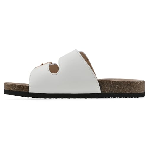 Image of WHITE MOUNTAIN Kids Girls' Helga Slide Footbed Sandal