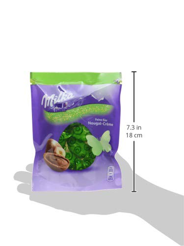 Milka Feine Eier Nougat-Crème 1 x 90g, Zartschmelzende Alpenmilch Schokolade mit Nougat-Crème – Bild 5