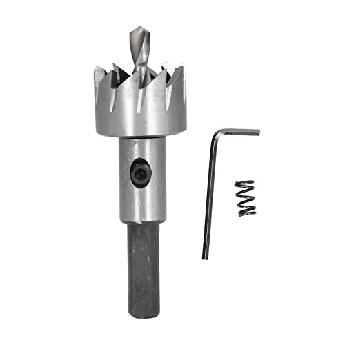 Broca sierra de copa para madera y metal 22 mm acero rápido miniatura 1