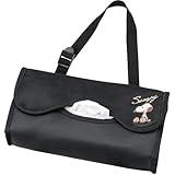 ボンフォーム (BONFORM) ファンシー スヌーピーエレガンス ティッシュカバー サイズ:250×125×70mm カラー:ブラック 7243-05BK