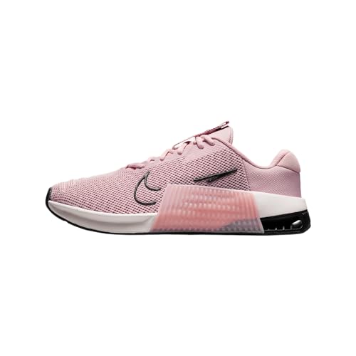 Nike Metcon 9 Premium Women's Workout Shoes (HF1209-600, Pink Oxford/Black/Light Soft Pink/Metallic Black)