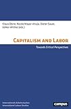 Capitalism and Labor: Towards Critical Perspectives (International Labour Studies, 16, Band 16) - Herausgeber: Klaus Dörre, Nicole Mayer-Ahuja, Dieter Sauer, Volker Wittke Mitwirkende: Brigitte Aulenbacher, Peter Bescherer, Hans-Jürgen Bieling, Andreas Boes, Christoph Deutschmann, Klaus Dörre, Tine Haubner, Stefanie Hiß, Hajo Holst, Harald Hoppadietz, Stefanie Hürtgen, Kerstin Jürgens, Jürgen Kädtler, Tobias Kämpf, Cornelia Klinger, Jörn Lamla, Dimitri Mader, Birgit Mahnkopf, Nicole Mayer-Ahuja, Wolfgang Menz, Sarah Nies, Hanno Pahl, Hartmut Rosa, Dieter Sauer, Uwe Schimank, Stefan Schmalz, David Strecker, Hans-Jürgen Urban, Stephan Voswinkel, Immanuel Wallerstein, Jens Wiesel, Harald Wolf, Erik Olin Wright 