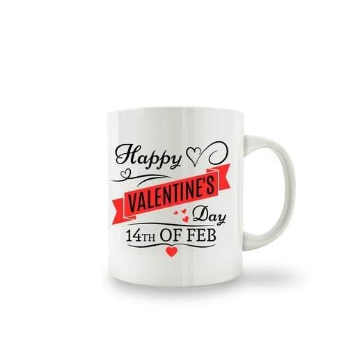 Happy Valentine's Day 14th of Feb mugg – alla hjärtans dag-citat mugg, kärlekscitat alla hjärtans dag, present till honom eller henne, alla hjärtans dag, present till jul presentmugg