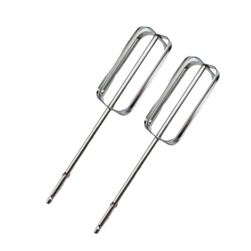 AeSiliFlex Batidoras de mano, 2 piezas de accesorios de repuesto de acero inoxidable para una mezcla eficiente, ideal para hornear, batir crema, hacer masa de pasteles, perfecto para panaderos caseros