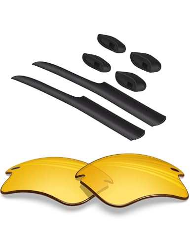 Image of BLAZERBUCK Polarized Replacement Lenses & Sock Kit for Oakley Fast Jacket XL OO9156 Sunglass