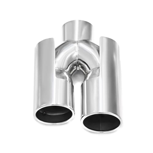 Tuyau d'échappement universel argent résistant en inox pour BMW X3