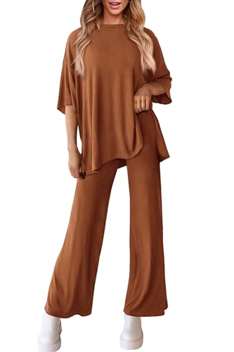PRETTYGARDEN Two Piece Sets For Women Summer Fashion Lounge Matching Set 2025 Travel Vacation Airport Outfits Clothing