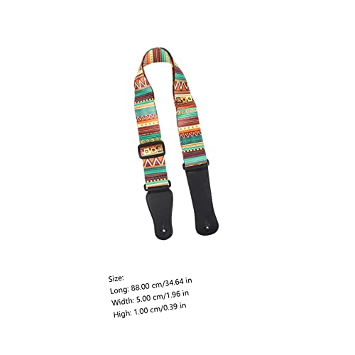 Milisten 3 Pièces Ceinture Acoustique Fleur Ukulélé Shouler Pièces Musical National Imprimé Ukulélé Style Poupée Guitare… - Les Beatles, Paul McCartney, John Lennon, RIngo Starr, George Harrison Milisten 3 Pièces Ceinture Acoustique Fleur Ukulélé Shouler Pièces Musical National Imprimé Ukulélé Style Poupée Guitare… – Image 8
