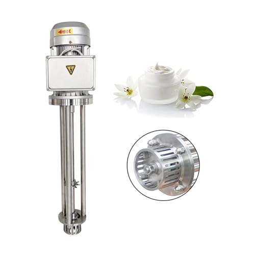 INTSUPERMAI High Shear Dispersion Mixer Emulsifying Machine Disperser Lab Homogenizer Laboratory, 220V Single-Phase (WRL-100 2.2KW)