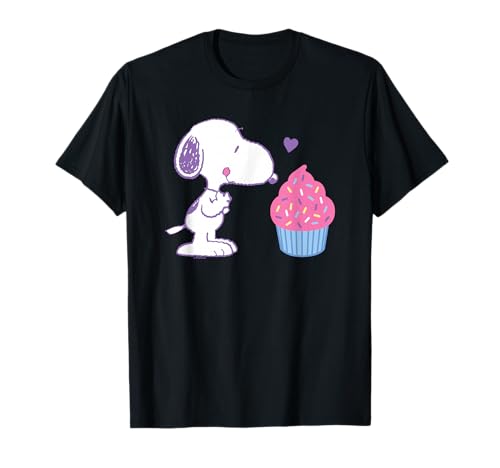 Peanuts - Snoopy Heart Cupcake Valentine T-Shirt