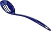 Reston Lloyd Melamine Slotted Spoon Kitchen Utensil, Premium Quality Utensil with Heat Resistant Ergonomic Handle, Durable BPA-Free Plastic, 11.5 inch long, One Piece, Indigo #4