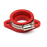 バイク キャブレター に適合するPWK28 34キャブレターアダプターインターフェースに適合するPE28 に適合するCVK PZ用オートバイ改造アクセサリー(Yellow- 21-30mm)