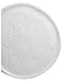 roro Artisanal Ceramic Stoneware White Speckled Spotted Hand-Crafted Dinner Plates, 11 Inch Set of 2