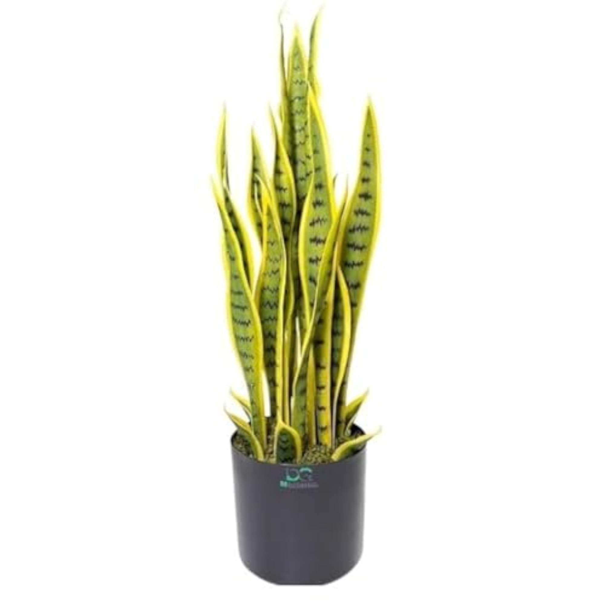 Artificial Snake Plant, 70cm Faux Sansevieria with 21 Leaves
