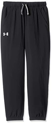 Under Armour Boys Phenom Pants, Black (001)/White, Youth Small