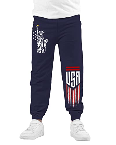 Image of KYDA Kids 100% Cotton Track Pants for Boys | Premium Printed Soft Single Jersey Fabric | Elastic Waist Loose Fit Summer Full Length with Rib Hem (Pack of 4)