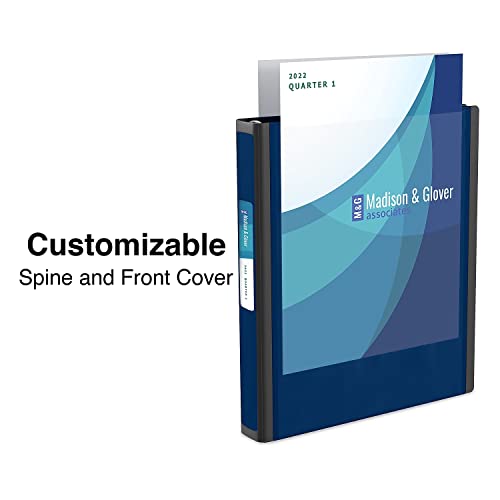 Staples Better 1-Inch D 3-Ring View Binder, Blue #TOP2