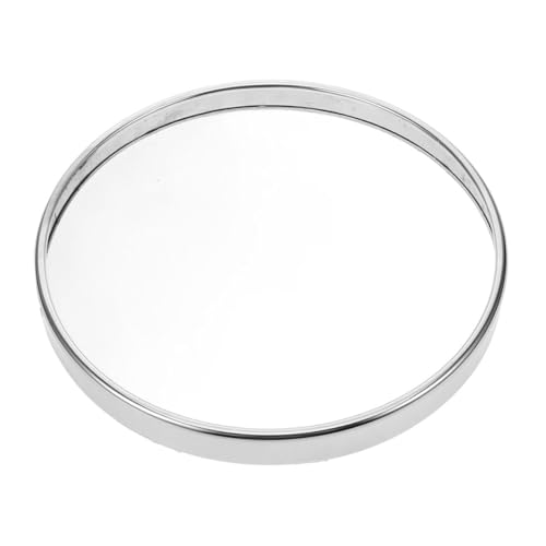 DECHOUS Open Top Trash Can Compression Ring Plastic Waste Basket Lid Holder for Round Trash Cans Leak Prevention Sleek Silver Design Fit for Home Office