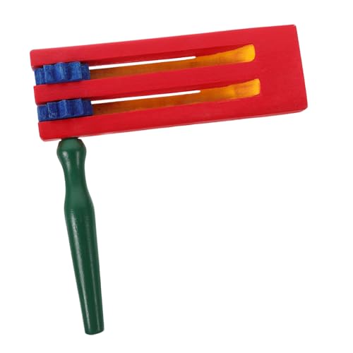 CIYODO Wooden Soundboard Rotating Ratchet Educational Musical Instrument for Boys and Girls Party Favor Handheld Percussion Toy