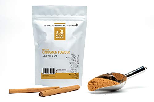 Slofoodgroup Ceylon Cinnamon Powder- Premium Quality Cinnamon Powder from Sri Lanka (8 oz Ceylon Cinnamon Powder .5 LB)