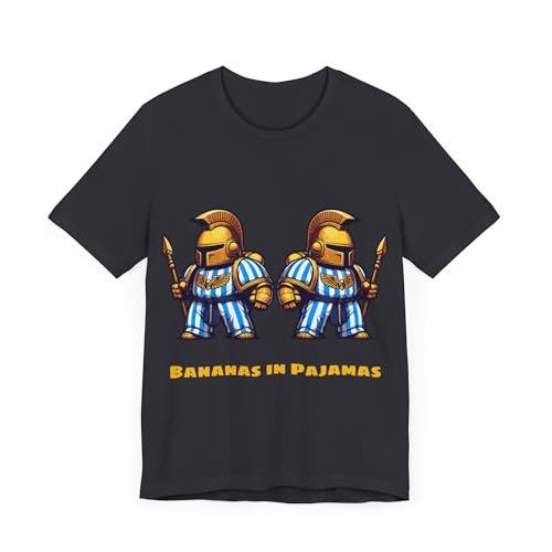 Bananas in Pajamas Custodes Edition Unisex Tee Shirt in Sizes Small to 3XL Loyalist Space Marine3