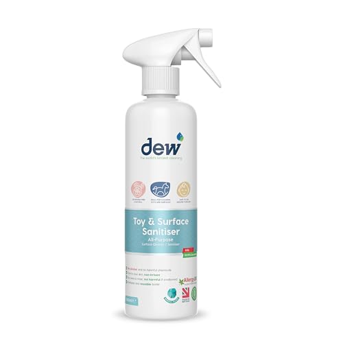 Mother & Baby Toy & Surface Sanitiser - 750 ml - Spray desinfectante natural y seguro para bebés - 99,995% eficaz - Seguro si se ingiere, sin alcohol, fórmula sin enjuague