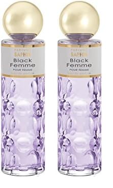 PARFUMS SAPHIR Black Femme - Eau de Parfum con vaporizador para...