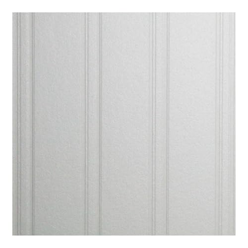 Superfresco Paintable Beadboard White Durable Heavy Duty Wallpaper