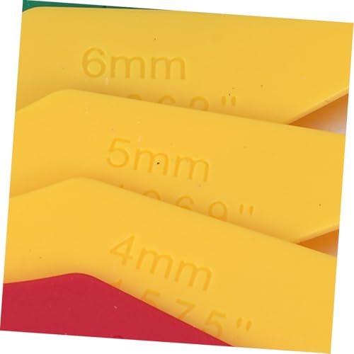 Kit de 3 piezas de medidor de espesor de pastillas de freno PartyKindom para auto miniatura 6