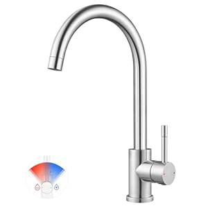 Cecipa Wasserhahn Hochdruck Küchenarmatur Edelstahl